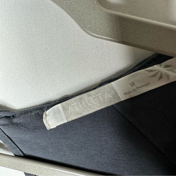 ATHLETA Keyhole Knit Dress Charcoal Grey in Medium - Picture 2 of 5